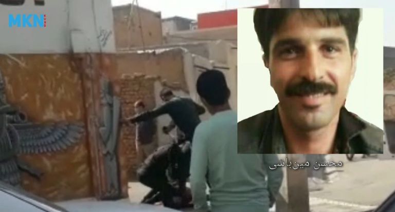 جدارية تندد بعنف الشرطة في إيران