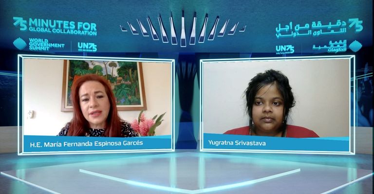 الجلسة الختامية للحوار العالمي بقمة الحكومات