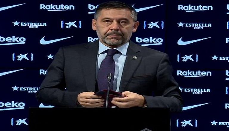 جوسيب ماريا بارتوميو رئيس نادي برشلونة