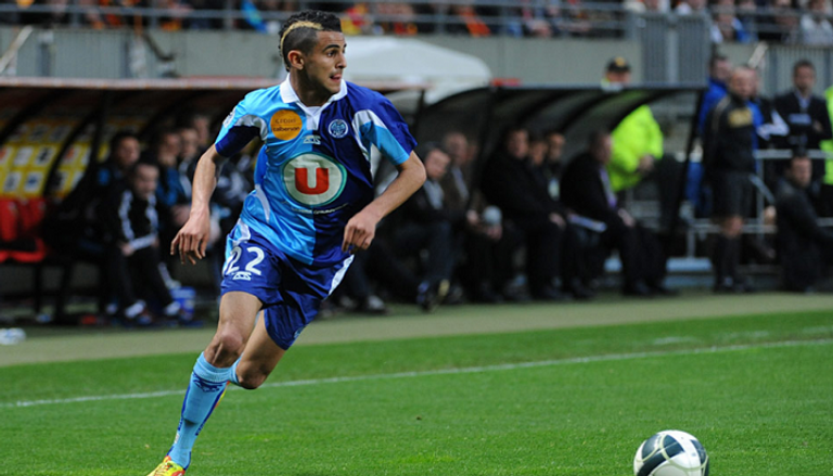 رياض محرز بقميص لوهافر الفرنسي رياض محرز