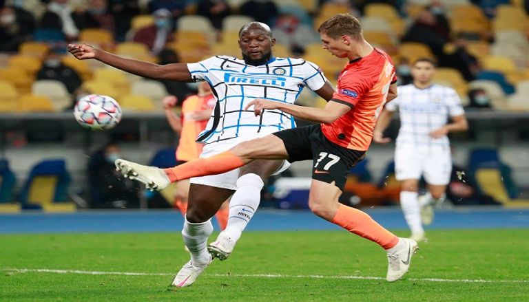 من مواجهة شاختار ضد إنتر ميلان 