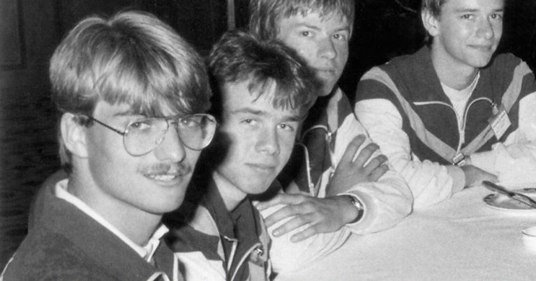 شارب كلوب في شبابه الألماني يورجن كلوب