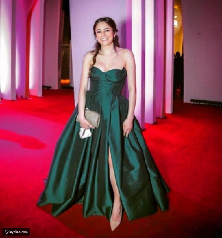 ابنة نجلاء فتحي وزوجها في مهرجان الجونة السينمائي