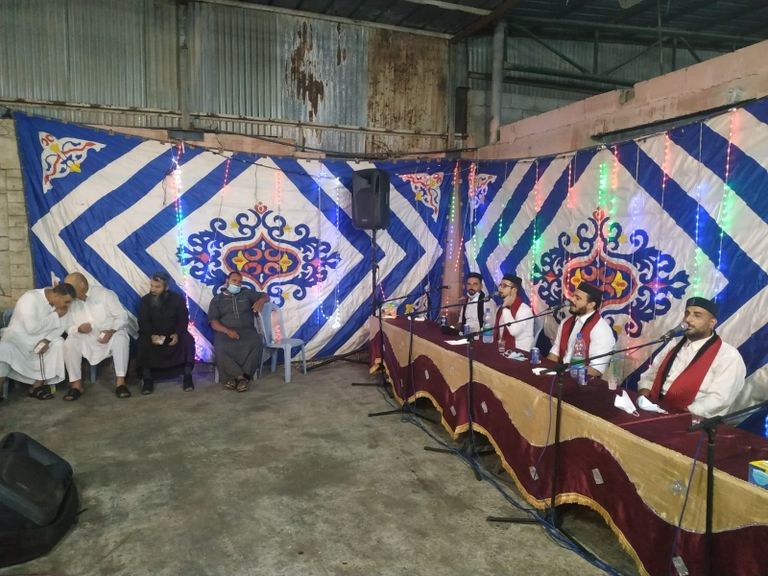 فرقة الأنوار للابتهالات والمدائح النبوية في غزة 