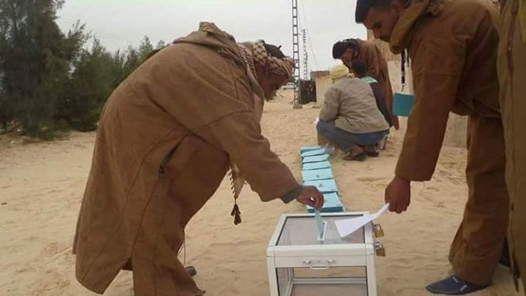 تصويت البدو الرحل في الجزائر على استفتاء تعديل الدستور