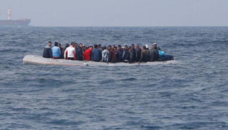قارب هجرة غير شرعية قرب سواحل غرب ليبيا 