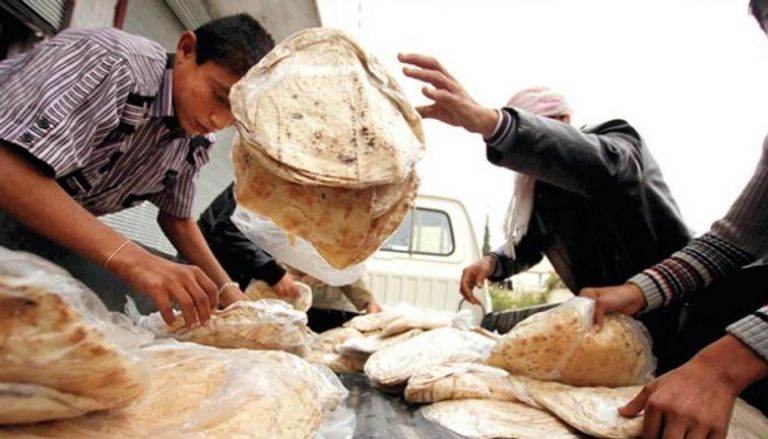 منفذ لبيع الخبز في سوريا