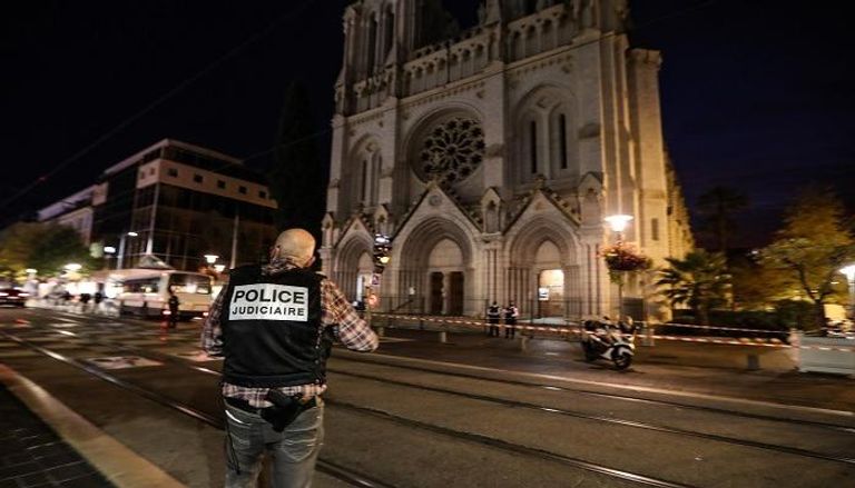 الكنيسة التي شهدت الهجوم بمدينة نيس الفرنسية