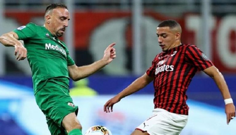 إسماعيل بن ناصر نجم ميلان أمام فيورنتينا