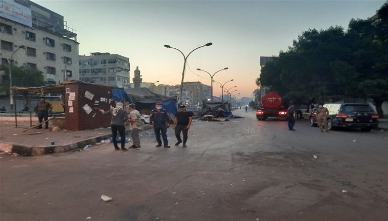 ساحة التحرير وسط العاصمة العراقية بغداد