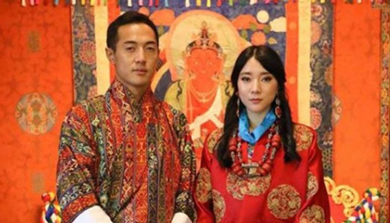 أميرة مملكة بوتان وزوجها
