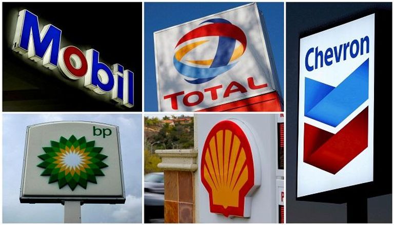 شعارات 5 من أكبر شركات النفط - رويترز