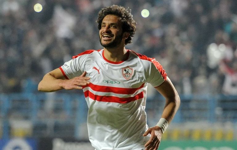 محمود علاء مدافع الزمالك من مواجهة الرجاء والزمالك في دوري أبطال أفريقيا