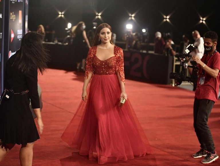 الفنانة السورية نسرين طافش