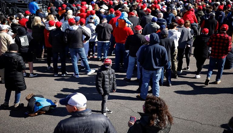 أنصار الرئيس الأمريكي دونالد ترامب الرئيس الأمريكي دونالد ترامب