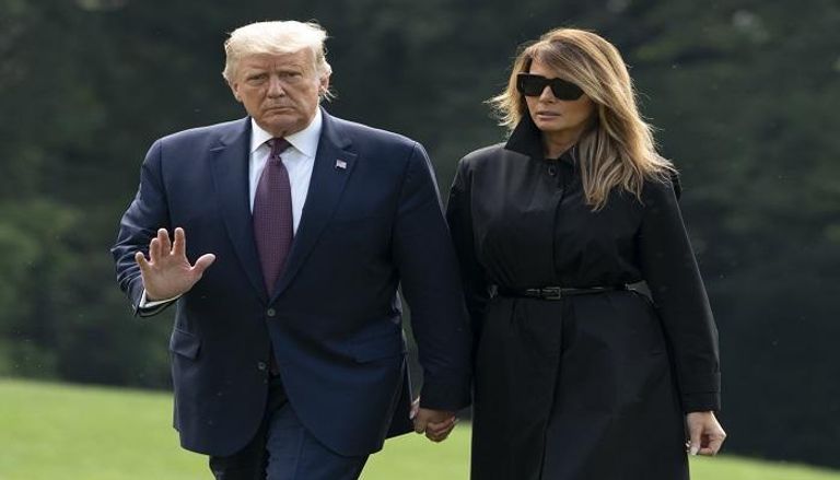 الرئيس الأمريكي دونالد ترامب وزوجته ميلانيا ترامب الرئيس الأمريكي دونالد ترامب