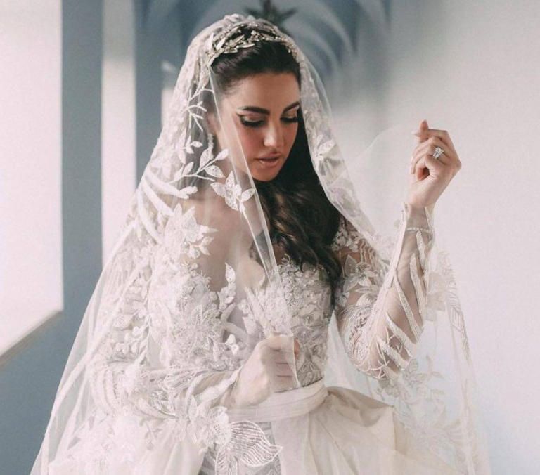 درة وزوجها المهندس المصري هاني سعد