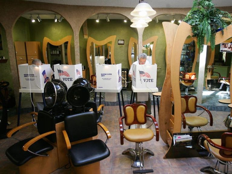 صناديق اقتراع بالانتخابات الأمريكية - أرشيفية