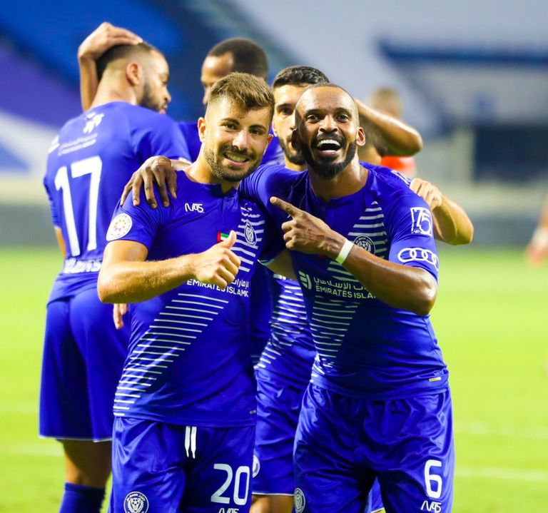 النصر يقتنص وصافة الدوري الإماراتي الجزيرة أوقف قطار بني ياس في الدوري الإماراتي