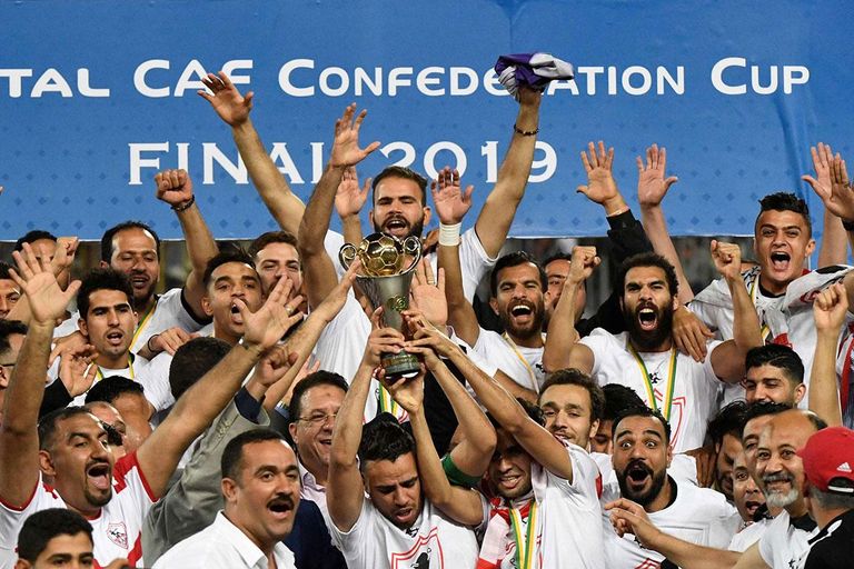 الزمالك بطل الكونفدرالية 2019 الحكم السنغالي ماجيتي نداي