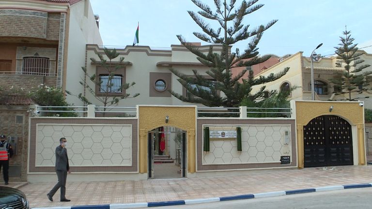 مقر القنصلية الإماراتية في العيون