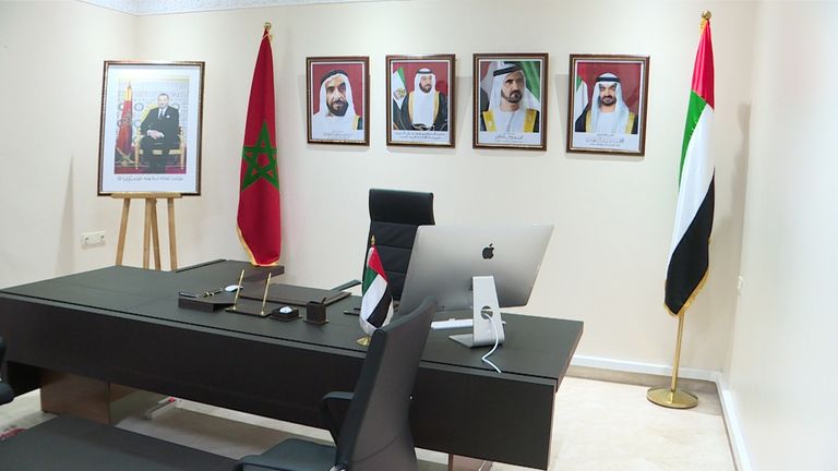 مقر القنصلية الإماراتية في العيون