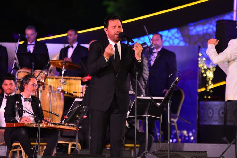 عاصي الحلاني خلال الحفل