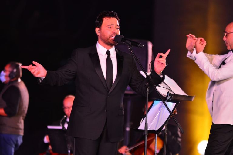 عاصي الحلاني خلال الحفل