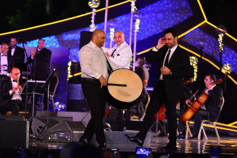 عاصي الحلاني خلال الحفل