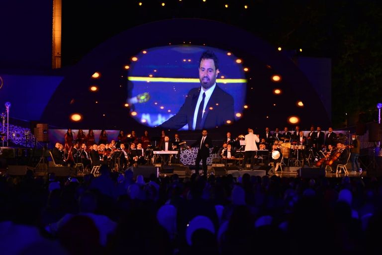 عاصي الحلاني خلال الحفل