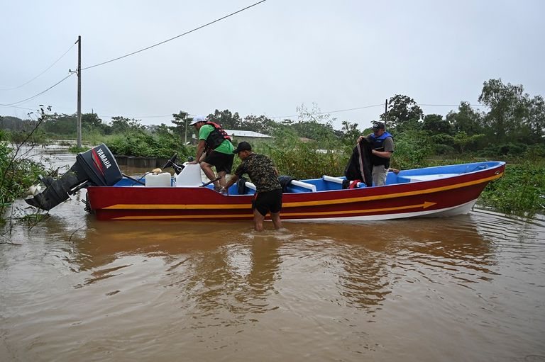 الأمطار التي أحدثها إعصار "إيتا" تغرق مناطق شاسعة في جواتيمالا
