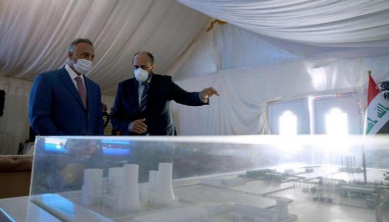  رئيس الوزراء العراقي يفتتح البرج الأكبر في مشروع شركة غاز البصرة
