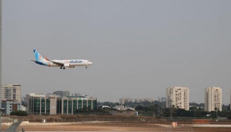 طائرة تتبع أسطول طيران فلاي دبي