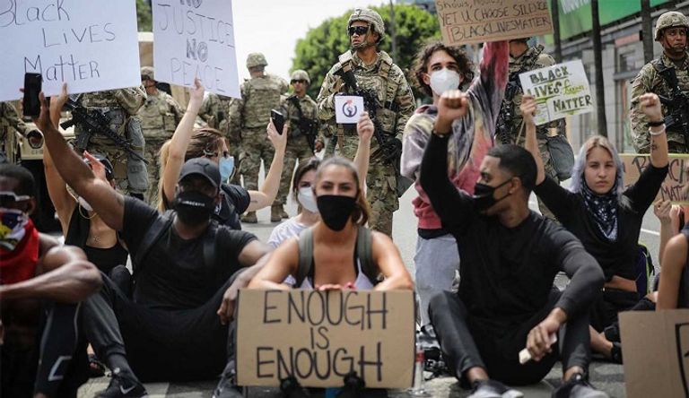 الأمن الأمريكي يوقف أحد المحتجين على نتائج الانتخابات