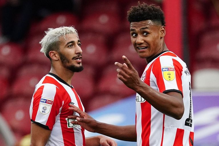 أولي واتكينز وسعيد بن رحمة في برينتفورد سعيد بن رحمة وأولي واتكينز في برينتفورد