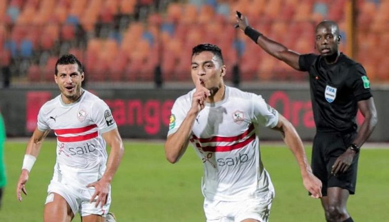 مصطفى محمد نجم الزمالك يتمسك بالاحتراف الخارجي فريق الزمالك
