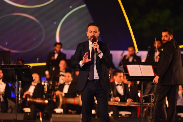وائل جسار خلال الحفل