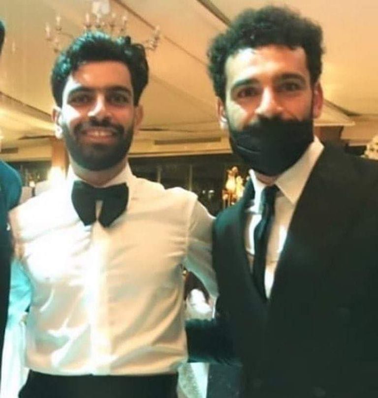 محمد صلاح في حفل زفاف شقيقه محمد صلاح نجم ليفربول
