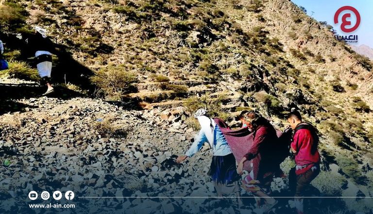 عملية تشييد الطرق في لحج اليمنية