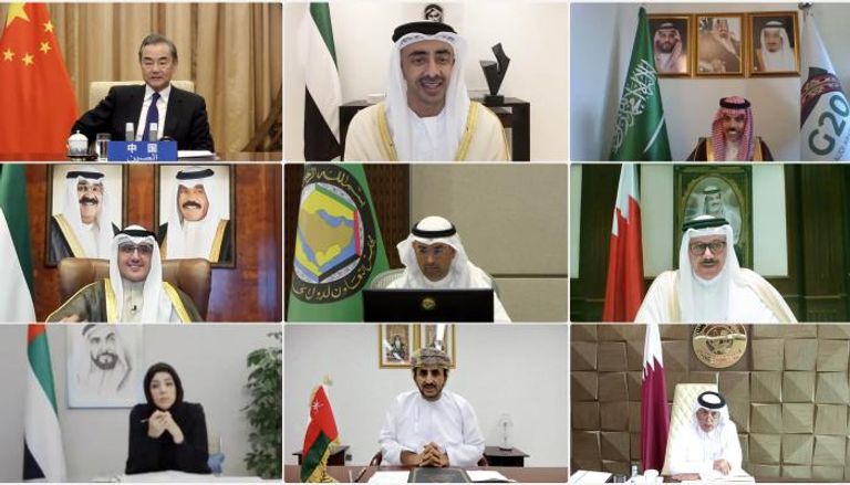 المشاركون في الاجتماع الوزاري المشترك بين دول الخليج والصين