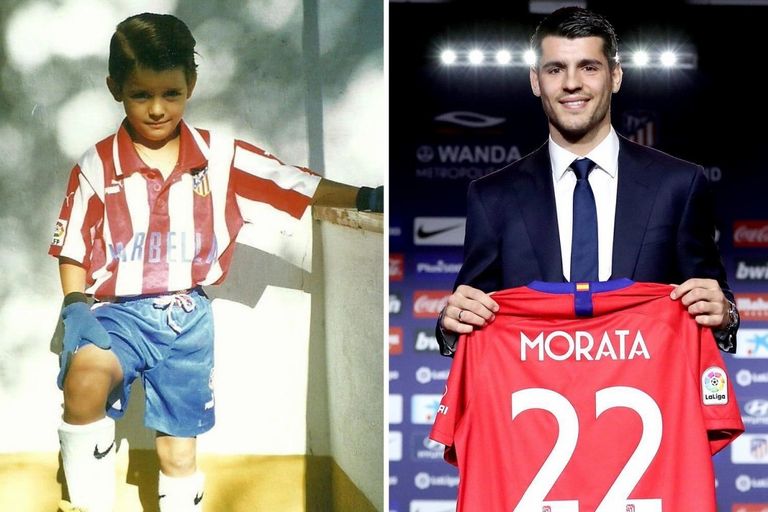 موراتا بقميص أتلتيكو