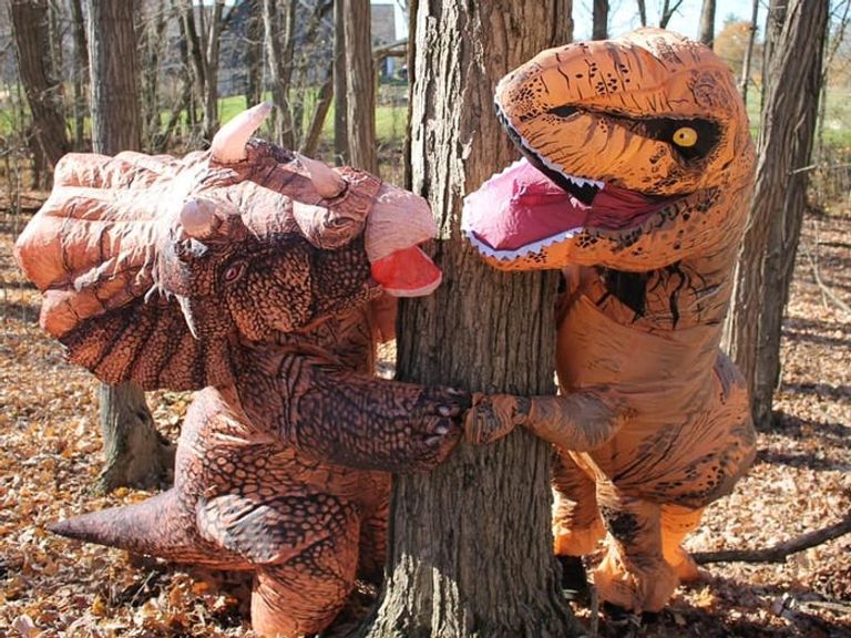 الثنائي الأمريكي أثناء جلسة التصوير 