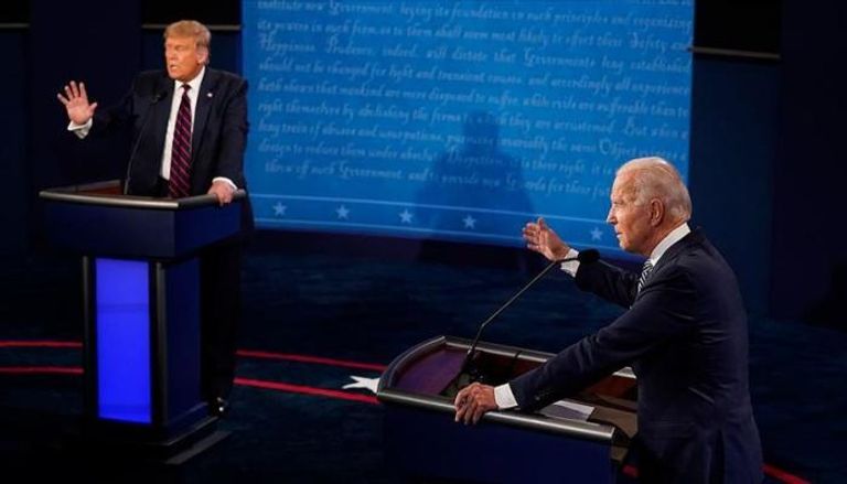 مناظرة رئاسية سابقة بين ترامب وبايدن