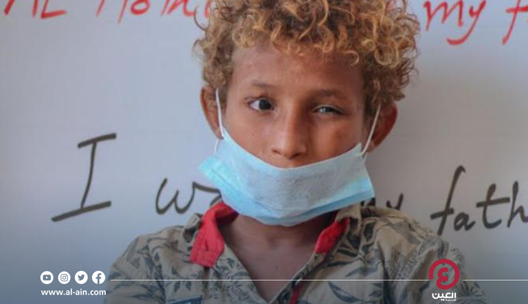 جانب من استقبال ضحايا الإرهاب الحوثي للبعثة الأممية