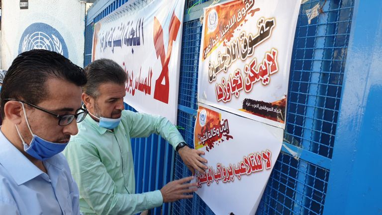 جانب من الوقفة