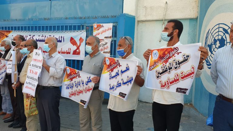 جانب من الوقفة