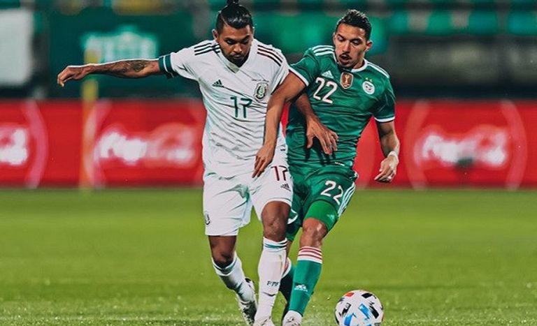 الجزائر ضد المكسيك جمال بلماضي - رياض محرز