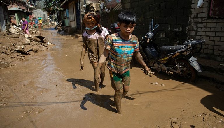 فيضانات بسبب إعصار 