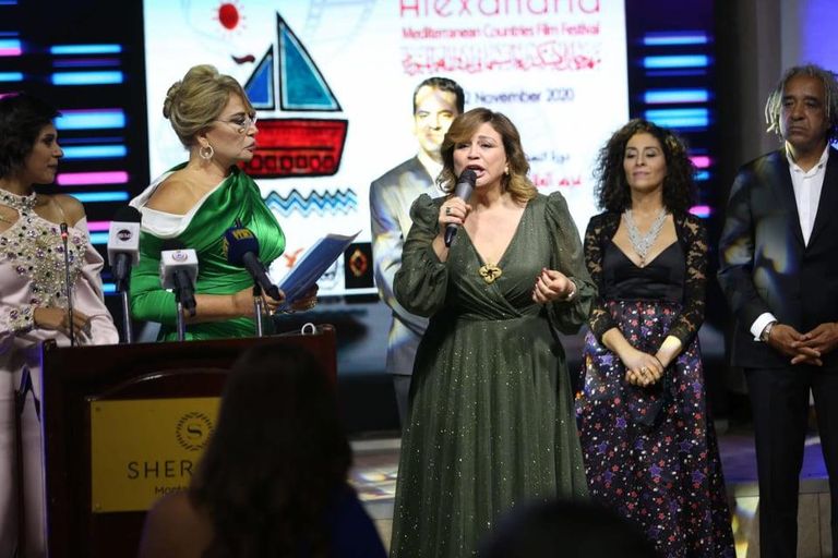 إلهام شاهين في مهرجان الإسكندرية السينمائي