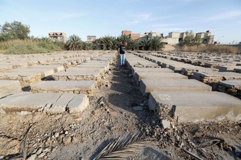 جانب من مقابر اليهود في بغداد